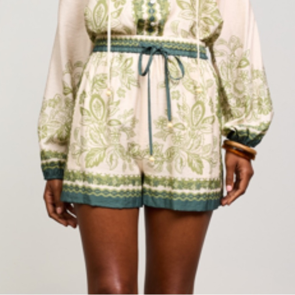 New with tags. Skies are Blue shorts. Green ivory. Women. Multiple sizes